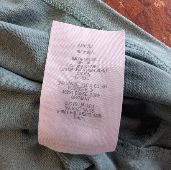 AnyBody Plus Size Shirt Sage Green Soft Long Sleeve Casual Fitness Top 2X Used - Picture 8 of 8